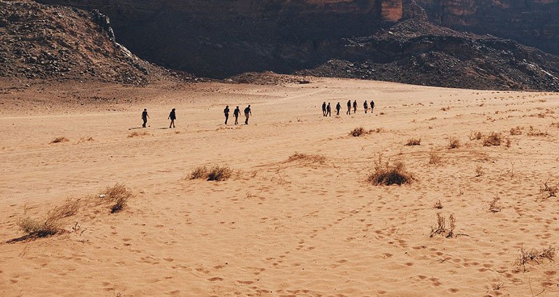 the wastelands.